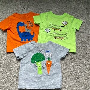 Set of 3 Garanimals tshirts. 12 months.
